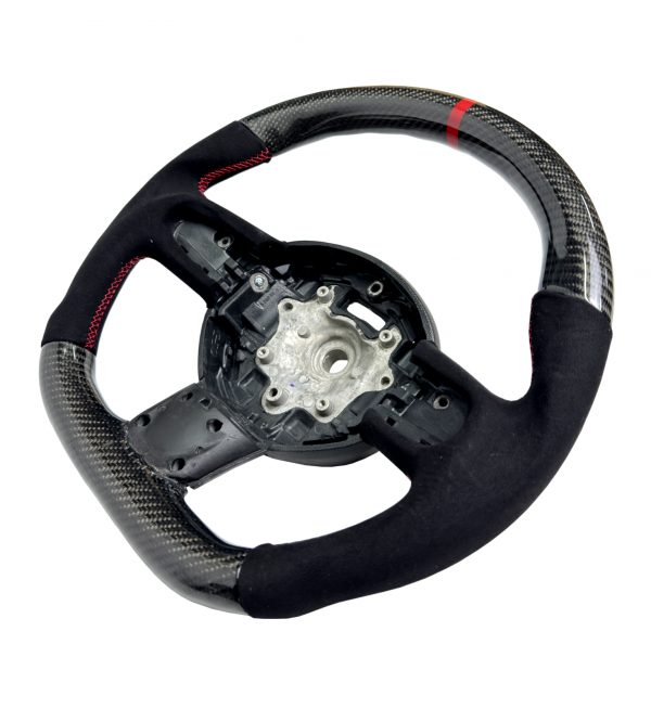 STEERING WHEEL CARBON FIBRE & ALCANTARA FOR MINI R55 R56 R57 R58 R59 R60 R61 - Image 3