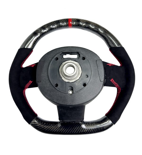 STEERING WHEEL CARBON FIBRE & ALCANTARA FOR MINI R55 R56 R57 R58 R59 R60 R61 - Image 5