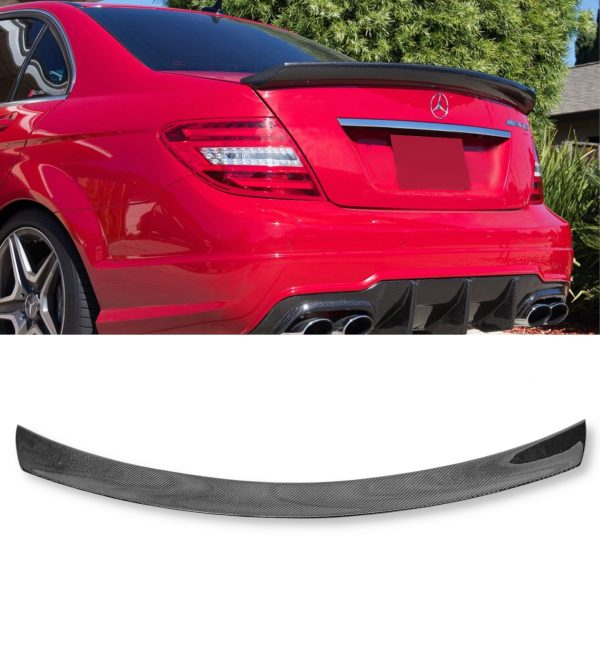 AERO BODY KIT AMG STYLE CARBON FIBRE FOR MERCEDES C CLASS W204 SALOON 2008-2014 - Image 2
