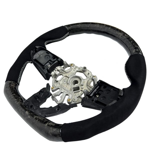 STEERING WHEEL FORGED CARBON FIBRE & ALCANTARA FOR MINI F54 F55 F56 F57 F60 - Image 2