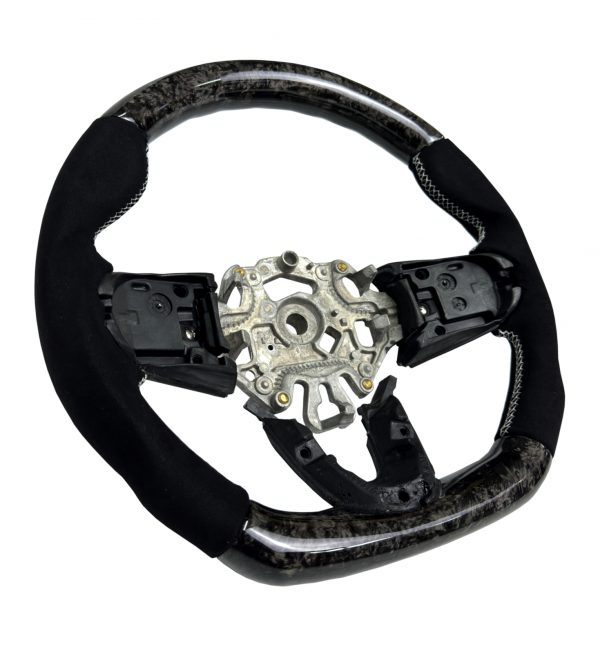 STEERING WHEEL FORGED CARBON FIBRE & ALCANTARA FOR MINI F54 F55 F56 F57 F60 - Image 3