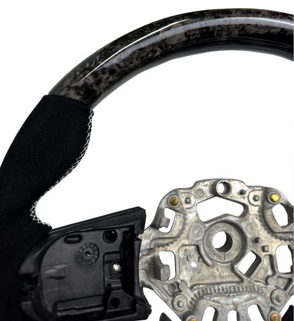 STEERING WHEEL FORGED CARBON FIBRE & ALCANTARA FOR MINI F54 F55 F56 F57 F60 - Image 4