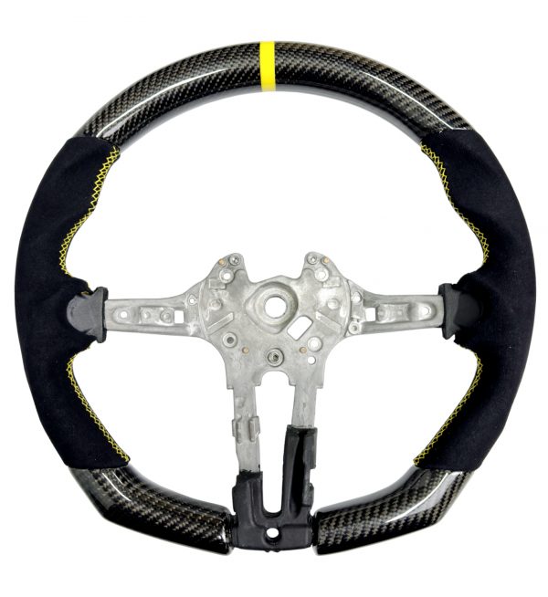 STEERING WHEEL CARBON FIBRE & ALCANTARA FOR BMW 1 2 3 4 X5 X6 SERIES M2 M3 M4