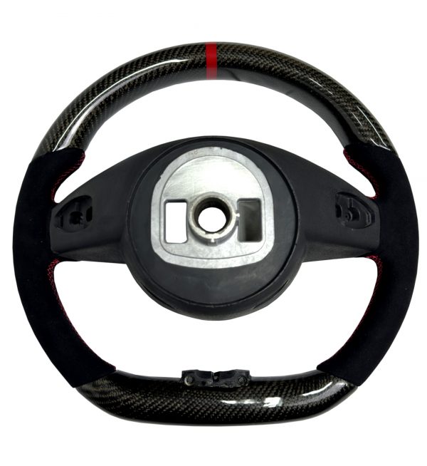 STEERING WHEEL CARBON FIBRE & ALCANTARA FOR MERCEDES-BENZ B C E CLASS 2015-2020 - Image 5