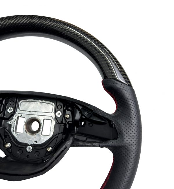 STEERING WHEEL CARBON FIBRE & LEATHER FOR MERCEDES-BENZ B C GLE CLASS 2015-2020 - Image 2