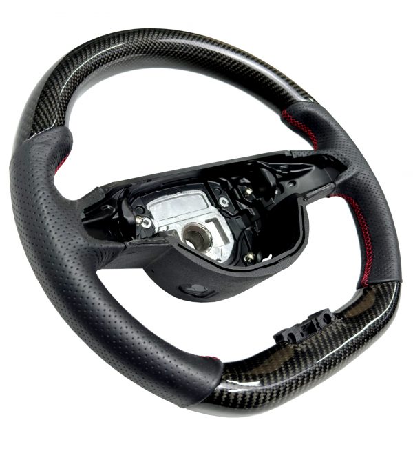 STEERING WHEEL CARBON FIBRE & LEATHER FOR MERCEDES-BENZ B C GLE CLASS 2015-2020 - Image 3