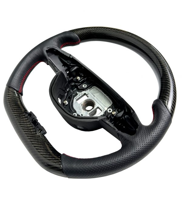 STEERING WHEEL CARBON FIBRE & LEATHER FOR MERCEDES-BENZ B C GLE CLASS 2015-2020 - Image 4
