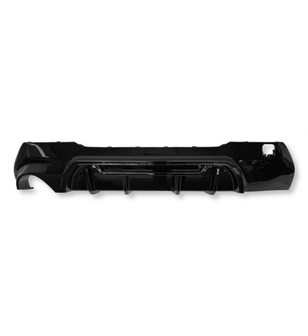 REAR DIFFUSER VALANCE SINGLE EXHAUST LEFT GLOSS BLACK FOR BMW 1 SERIES F40 2019+ - Image 2