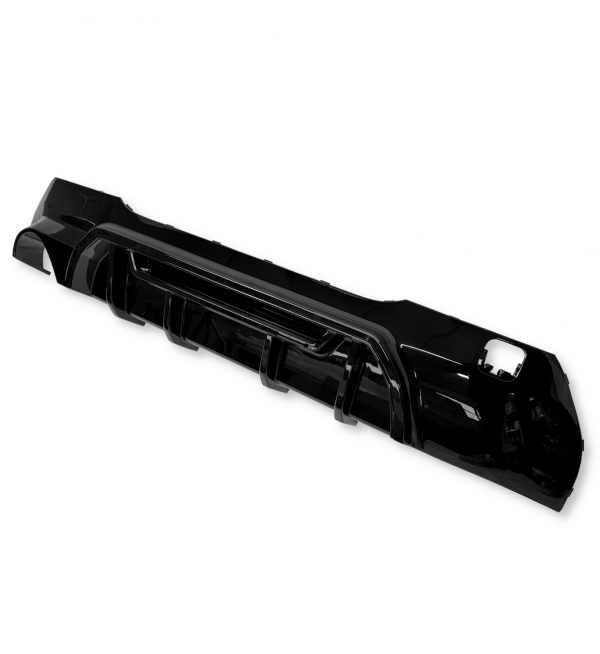 REAR DIFFUSER VALANCE SINGLE EXHAUST LEFT GLOSS BLACK FOR BMW 1 SERIES F40 2019+ - Image 3