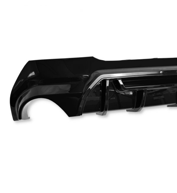 REAR DIFFUSER VALANCE SINGLE EXHAUST LEFT GLOSS BLACK FOR BMW 1 SERIES F40 2019+ - Image 5