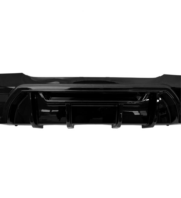 REAR DIFFUSER VALANCE SINGLE EXHAUST LEFT GLOSS BLACK FOR BMW 1 SERIES F40 2019+ - Image 6