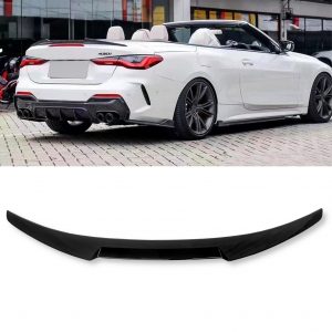 REAR BOOT SPOILER M4 STYLE GLOSS BLACK FOR BMW 4 SERIES G23 CONVERTIBLE 2019+