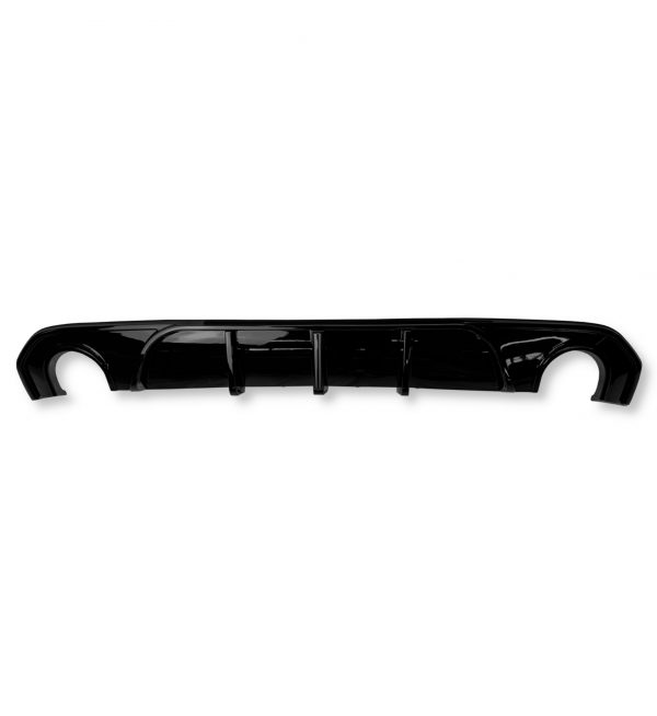 REAR DIFFUSER WITH F1 LIGHT DUAL EXHAUST GLOSS BLACK FOR BMW 4 SERIES G26 2020+ - Image 2