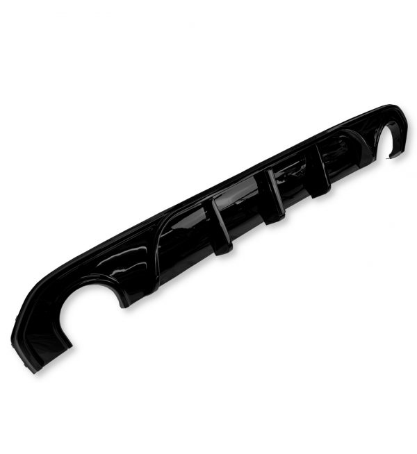 REAR DIFFUSER WITH F1 LIGHT DUAL EXHAUST GLOSS BLACK FOR BMW 4 SERIES G26 2020+ - Image 4