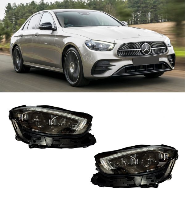 HEADLIGHTS SEQUENTIAL INDICATORS MULTIBEAM LED FOR MERCEDES E CLASS W213 2020-22