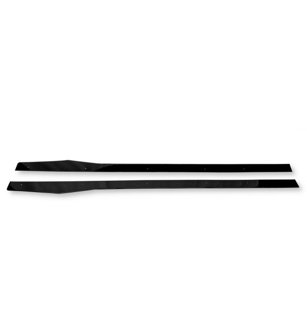 SIDE SKIRTS EXTENSION BLADES GLOSS BLACK FOR MERCEDES CLA C118 W118 2019+ - Image 2