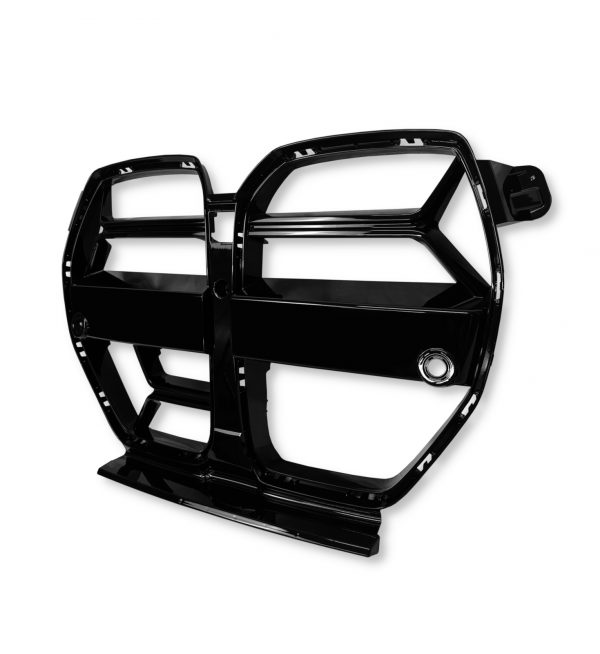 FRONT KIDNEY GRILLE CS STYLE GLOSS BLACK FOR BMW M3 G80 G81 M4 G82 G83 2021+ - Image 3