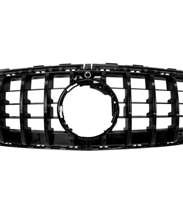 FRONT GRILLE PANAMERICANA GT STYLE GLOSS BLACK FOR MERCEDES CLA W118 C118 2024+ - Image 5
