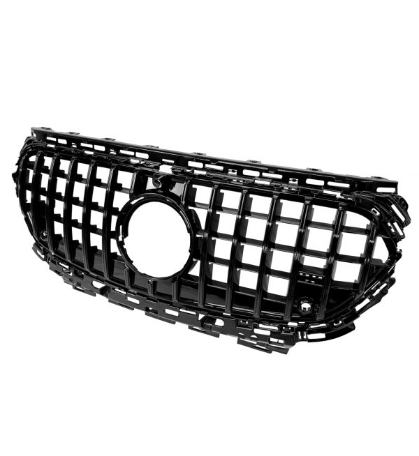 FRONT GRILLE PANAMERICANA GT STYLE GLOSS BLACK FOR MERCEDES E CLASS W214 2024+ - Image 3
