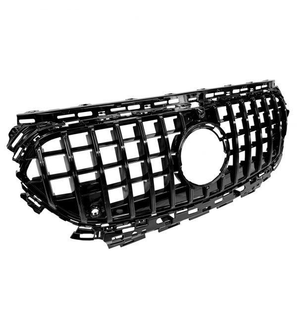 FRONT GRILLE PANAMERICANA GT STYLE GLOSS BLACK FOR MERCEDES E CLASS W214 2024+ - Image 4