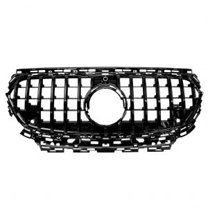 FRONT GRILLE PANAMERICANA GT STYLE GLOSS BLACK FOR MERCEDES E CLASS W214 2024+