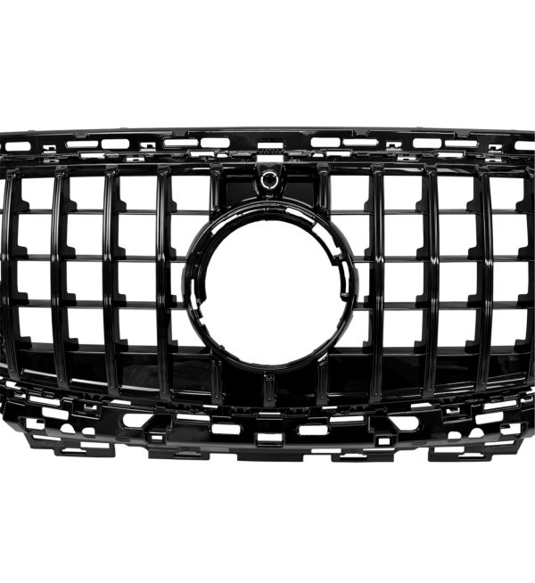 FRONT GRILLE PANAMERICANA GT STYLE GLOSS BLACK FOR MERCEDES E CLASS W214 2024+ - Image 5