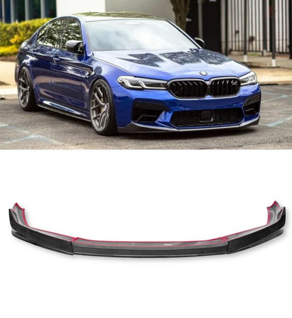 FRONT LIP SPLITTER SPOILER CARBON FIBRE FOR BMW 5 SERIES F90 M5 LCI 2021+