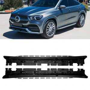 SIDE STEPS RUNNING BOARDS OEM STYLE SILVER FOR MERCEDES GLE COUPE C167 2019+