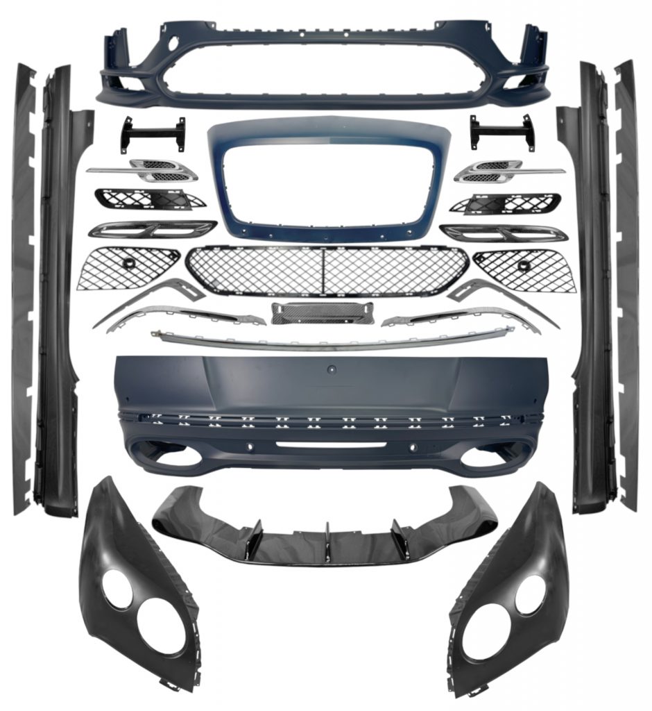 BENTLEY GT CONTINENTAL 2012-2015 TO SUPERSPORT CONVERSION BODY KIT ...