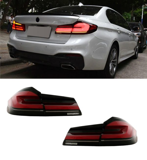 REAR TAIL LIGHTS REAR LAMPS LCI LOOK FOR BMW 5 SERIES G30 PRE-LCI 2017-2020