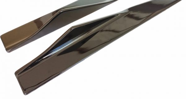 SIDE SKIRTS EXTENSION BLADES GLOSS BLACK FOR BMW 8 SERIES COUPE G14 G15 2020+ - Image 3