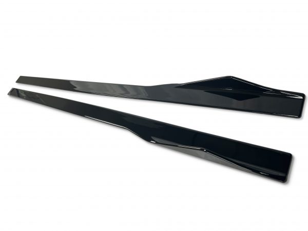 SIDE SKIRTS EXTENSION BLADES GLOSS BLACK FOR BMW 8 SERIES COUPE G14 G15 2020+ - Image 8