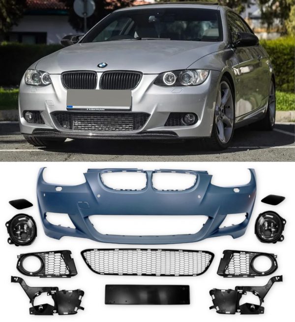 FRONT BUMPER BODY KIT M SPORT KIT PRIMED FOR BMW 3 SERIES E92 E93 PRE-LCI 2006-2009