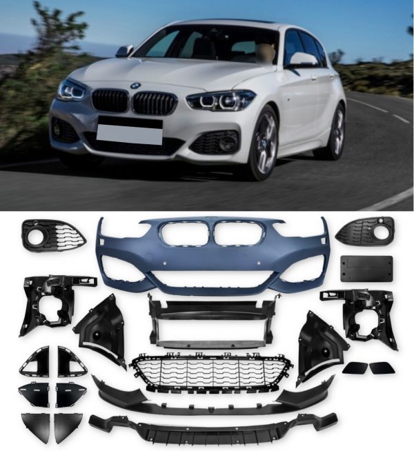 FRONT BUMPER BODY KIT M SPORT KIT PRIMED FOR BMW 1 SERIES F20 F21 2015-2019