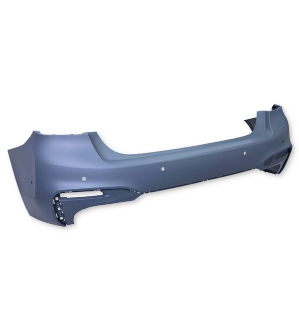 REAR BUMPER BODY KIT M SPORT STYLE PRIMED FOR BMW 5 SERIES G30 PRE-LCI 17-20 - Image 3