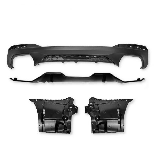 REAR BUMPER BODY KIT M SPORT STYLE PRIMED FOR BMW 5 SERIES G30 PRE-LCI 17-20 - Image 4