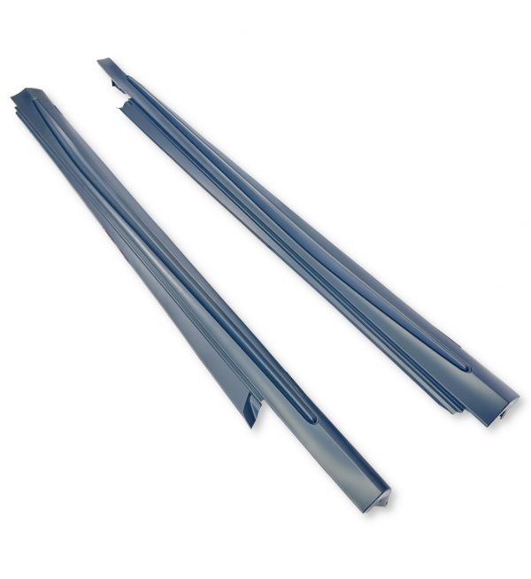 SIDE SKIRTS BLADES C63 AMG LOOK PRIMED FOR MERCEDES C CLASS W205 2015-2023 - Image 2