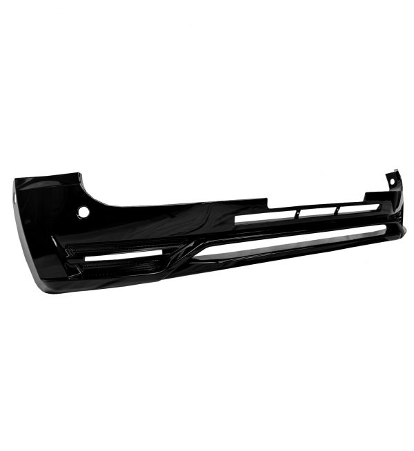 FRONT SPLITTER LOWER LIP WITH LED DRL LIGHT GLOSS BLACK FOR DEFENDER 110 90 L663 - Image 2