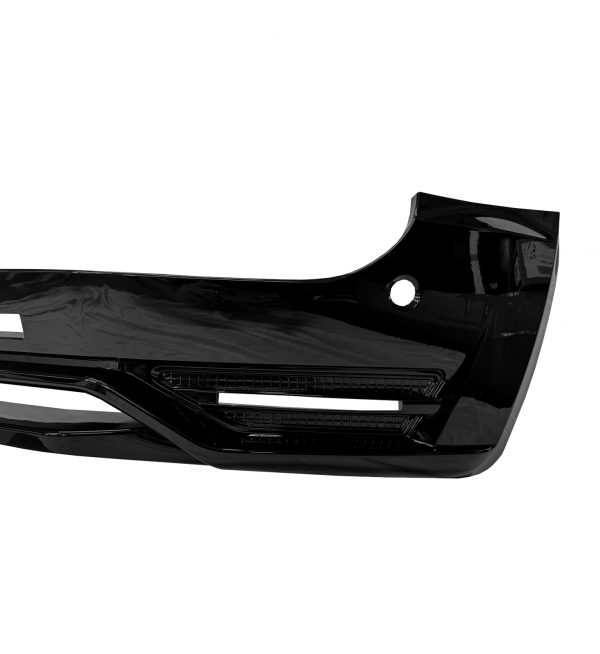 FRONT SPLITTER LOWER LIP WITH LED DRL LIGHT GLOSS BLACK FOR DEFENDER 110 90 L663 - Image 4