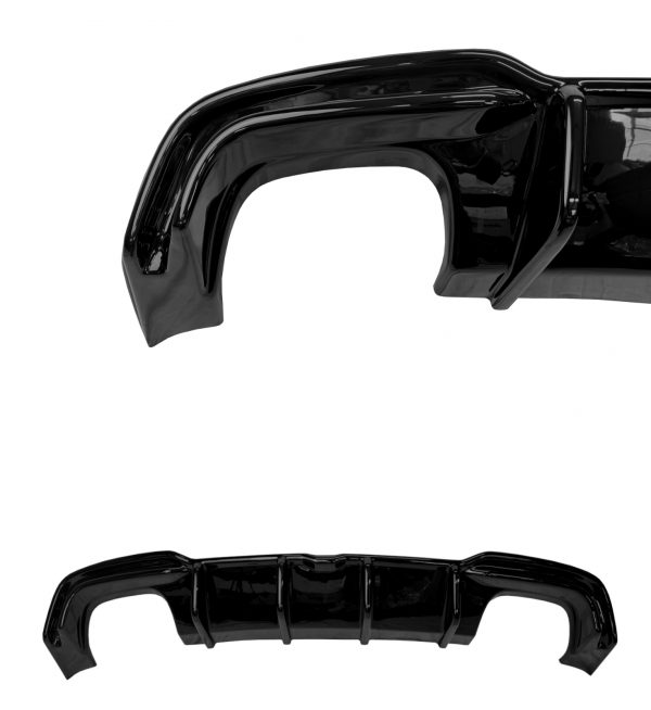 AERO BODY KIT SPLITTER DIFFUSER SKIRTS GLOSS BLACK AUDI A3 S-LINE/S3 8V FACELIFT - Image 5