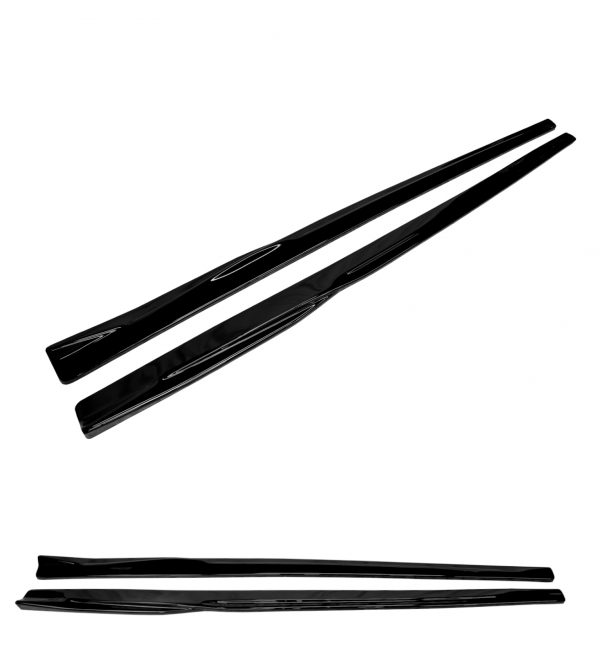 AERO BODY KIT SPLITTER DIFFUSER SKIRTS GLOSS BLACK AUDI A3 S-LINE & S3 8V SALOON - Image 6