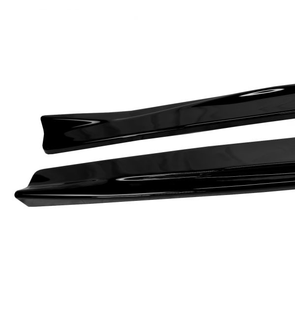 AERO BODY KIT SPLITTER DIFFUSER SKIRTS GLOSS BLACK AUDI A3 S-LINE & S3 8V SALOON - Image 7