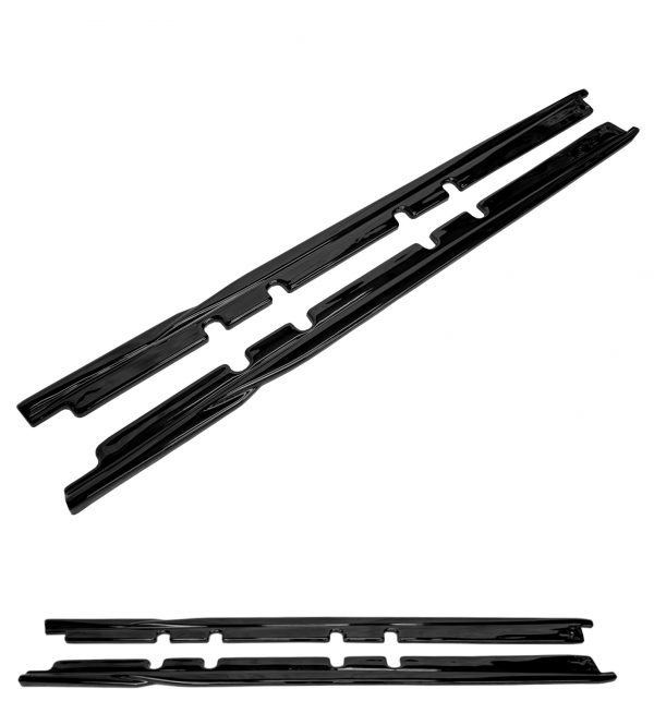 AERO BODY KIT SPLITTER DIFFUSER SPOILER SKIRTS GLOSS BLACK CUPRA LEON MK1 20-24 - Image 8
