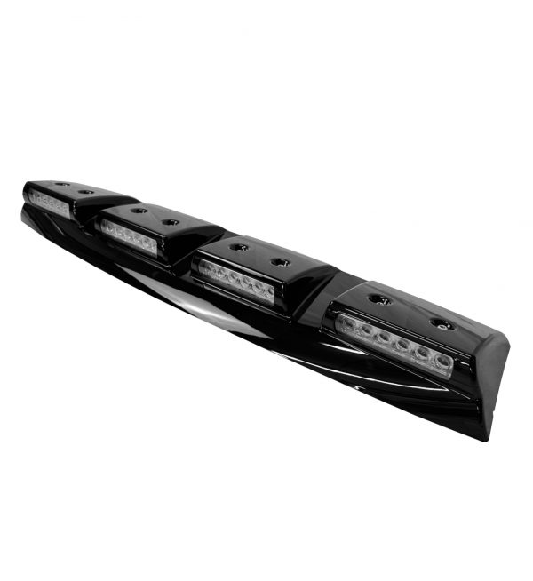 FRONT ROOF LED LIGHT BAR COVER DRL LIGHTS GLOSS BLACK FOR FORD RANGER T9 2022+ - Image 3