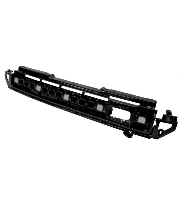 LAND ROVER DEFENDER 90 110 130 L663 FRONT GRILLE WITH 5-LED LIGHTS GLOSS BLACK 2020+ - Image 3