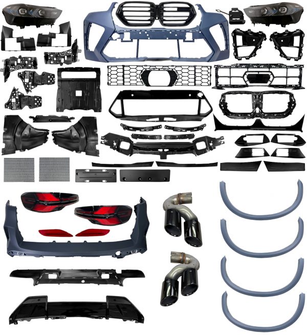 BMW X5 G05 PRE-LCI TO X5M F95 LCI LOOK CONVERSION BODY KIT BUMPER LIGHTS EXHAUST - Image 3