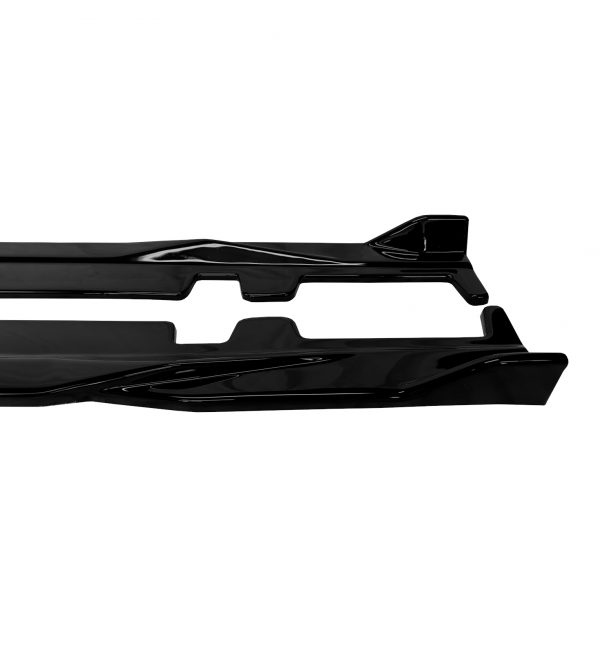 AERO BODY KIT SPLITTR SPOILER SKIRTS GLOSS BLACK FOR FORD FIESTA ST& ST-LINE MK8 2018-2021 - Image 8