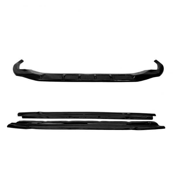 BODYKIT SPLITTER DIFFUSER SPOILER SKIRTS GLOSS BLACK AUDI A3 S3 8Y S-LINE 2020+ - Image 2