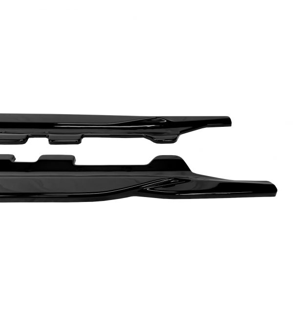 AERO BODY KIT SPLITTER SPOILER SKIRTS CANARDS GLOSS BLACK FOR BMW X1 F48 M-SPORT LCI - Image 8