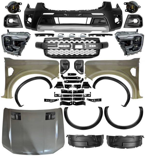 FOR FORD RANGER T6 T7 T8 2012-22 TO T9 2023+ CONVERSION KIT BUMPER BONNET WINGS - Image 2